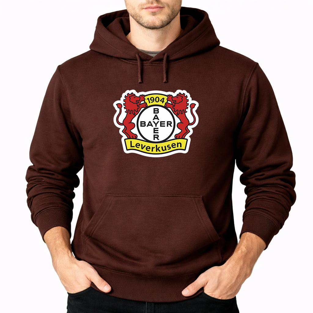 Men's Bayer Leverkusen FC Pullover Hoodie