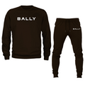 Men's Bally Crewneck Sweatshirt Joggers Suit