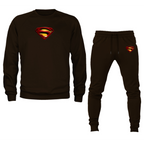 Men's Superman Superhero Crewneck Sweatshirt Joggers Suit