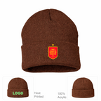 Spain Red Logo National Soccer Team Beanie Hat