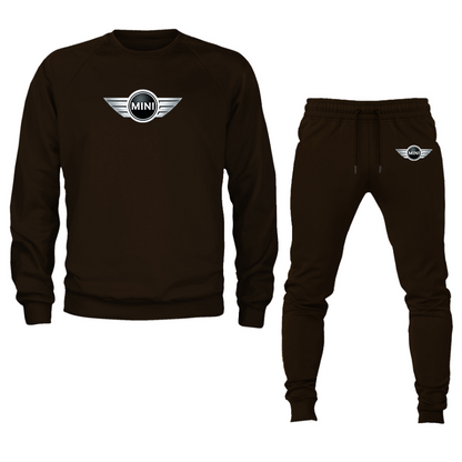 Men’s Mini Cooper Car Crewneck Sweatshirt Joggers Suit