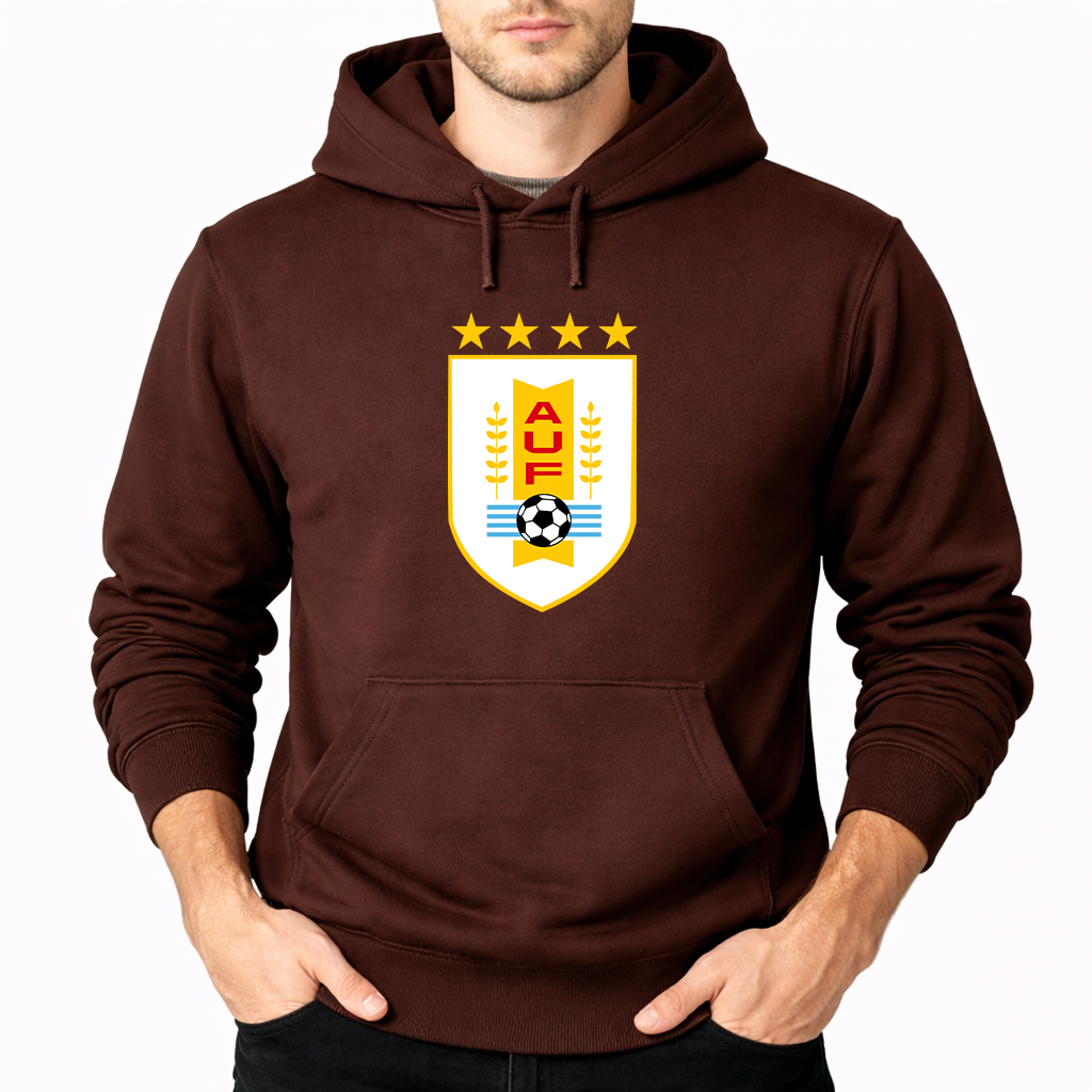 Men's Uruguay National Soccer Team Pullover Hoodie