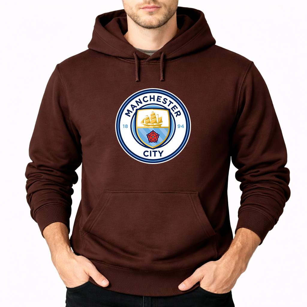 Men's Manchester City Soccer Pullover Hoodie