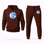 Men's Schalke 04 FC Hoodie Joggers Set