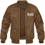 Men's Dolce and Gabbana Lightweight Bomber Jacket Windbreaker Softshell Varsity Jacket Coat