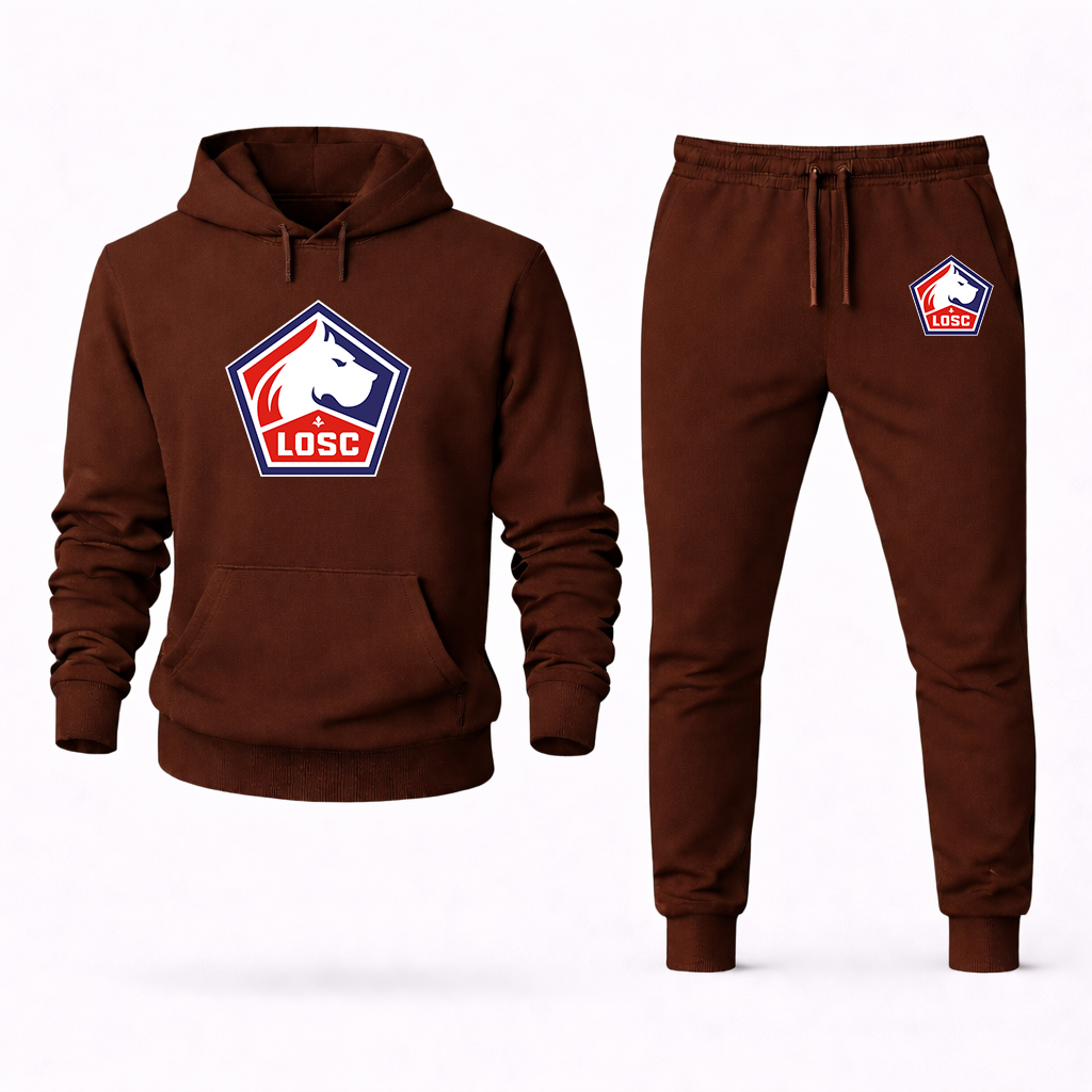 Men's Lille Olympique FC Hoodie Joggers Set