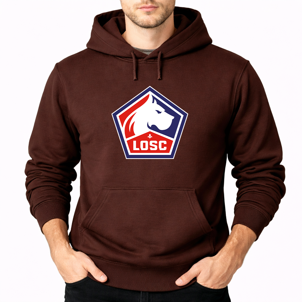 Men's Lille Olympique FC Pullover Hoodie