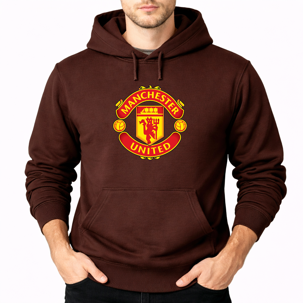 Men’s Manchester United Soccer Pullover Hoodie