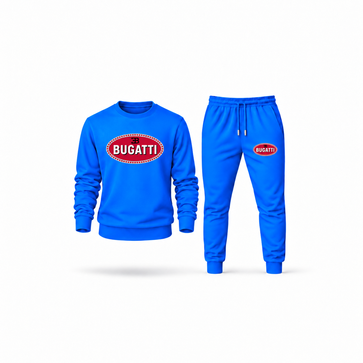 Men's Bugatti Sweatshirt Joggers Set | Color: Azure | Main