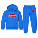 Bugatti youth hoodie jogger set, Blue, Youth Large ages 10–12