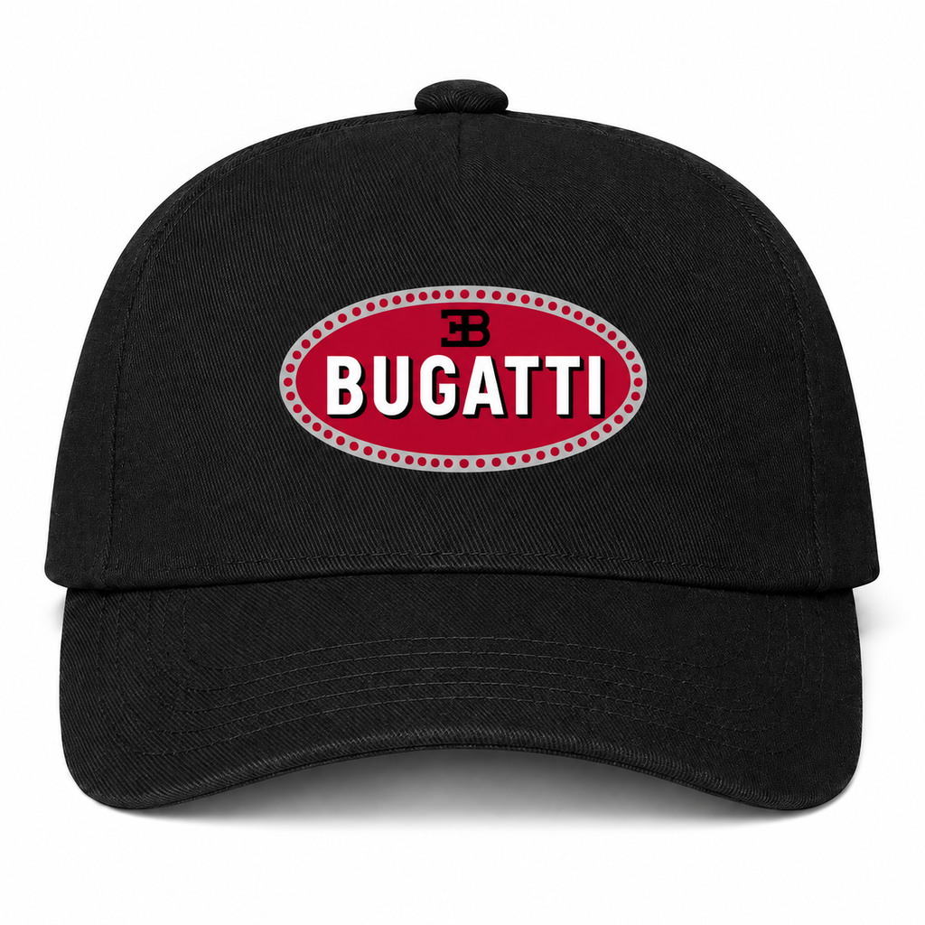 Bugatti Black Dad Hat front main