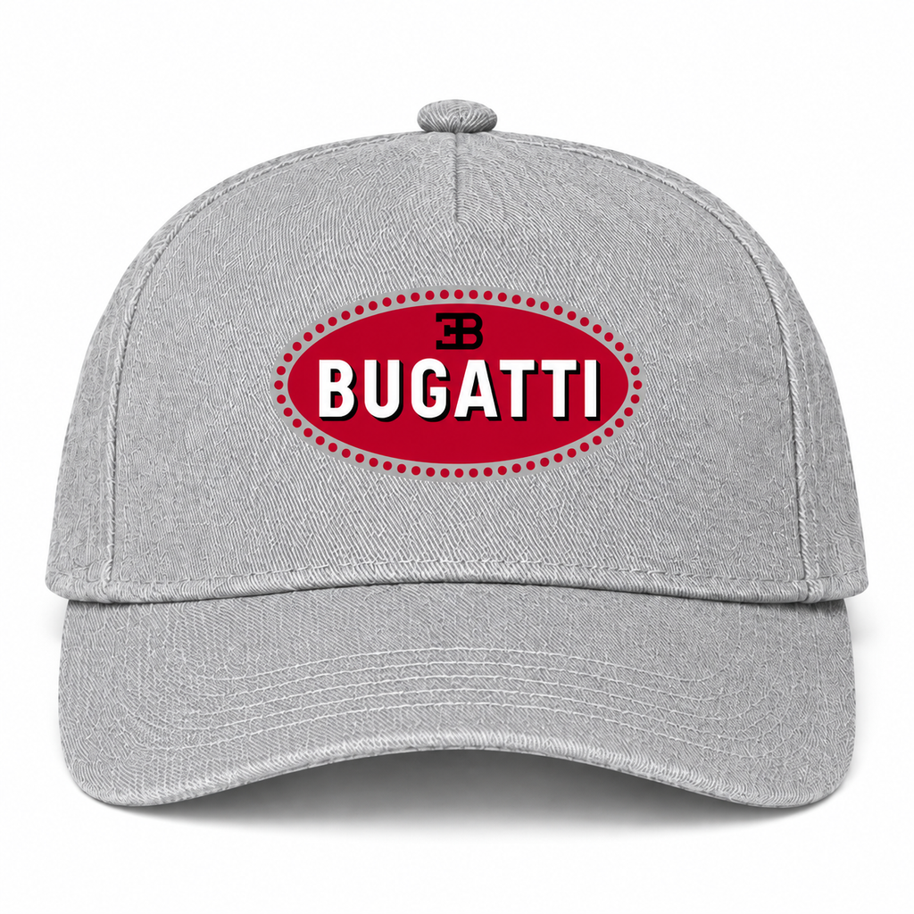 Bugatti Gray Dad Hat front main