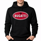 Bugatti Black pullover hoodie front