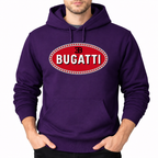 Bugatti Purple pullover hoodie front