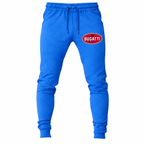 Bugatti joggers Azure front left thigh heat transfer