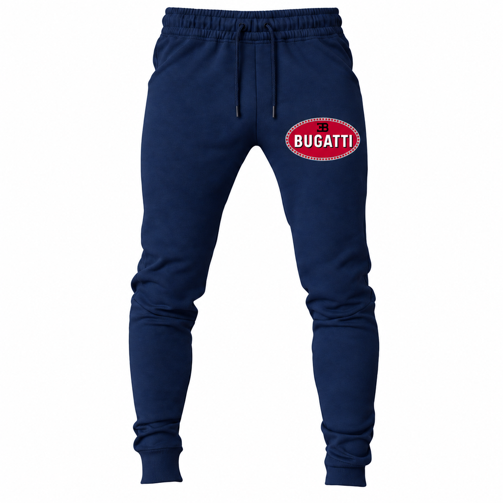Bugatti joggers Navy front left thigh heat transfer