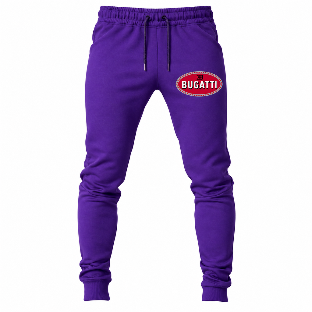 Bugatti joggers Purple front left thigh heat transfer