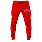 Bugatti joggers Red front left thigh heat transfer