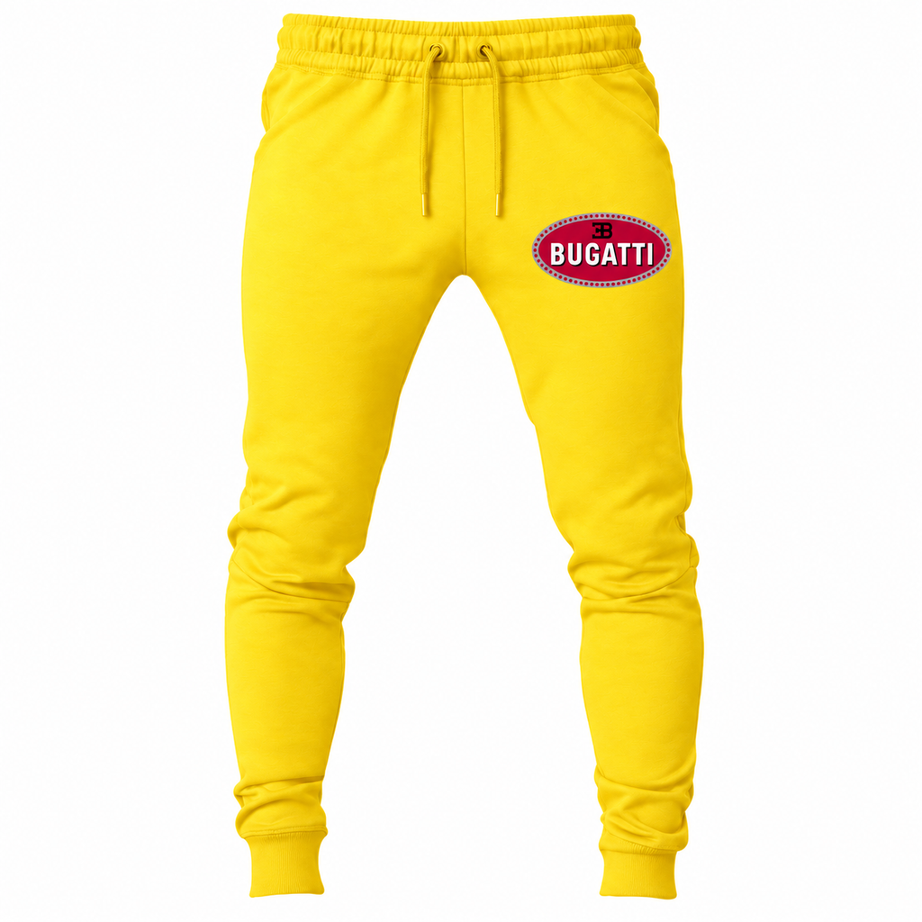 Bugatti joggers Yellow front left thigh heat transfer