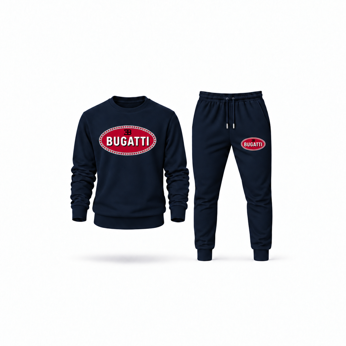 Men's Bugatti Sweatshirt Joggers Set | Color: Navy | Main