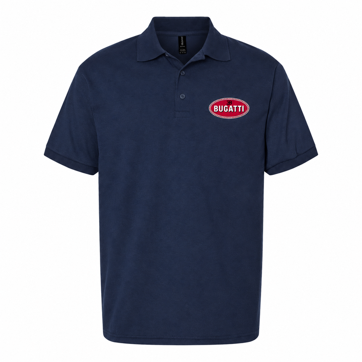 Men's Bugatti Dry Blend Polo — Navy — clean front main