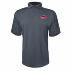 Bugatti polyester polo — Charcoal — source logo on left chest
