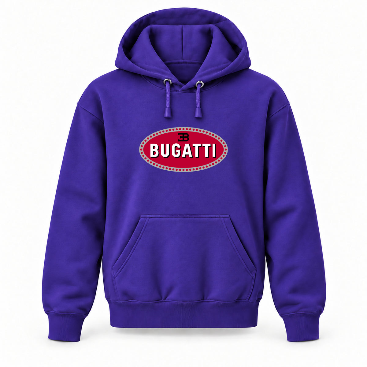 Bugatti - Youth Large Hoodie (Ages 10–12) | Color: Purple