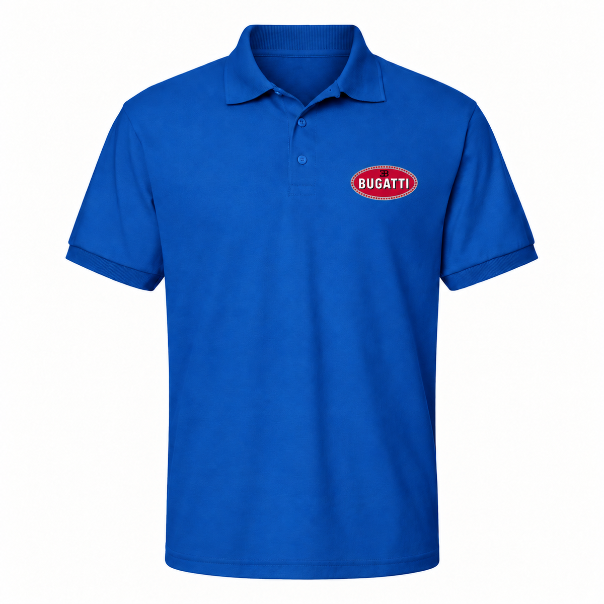 Men's Bugatti Dry Blend Polo — Royal Blue — clean front main