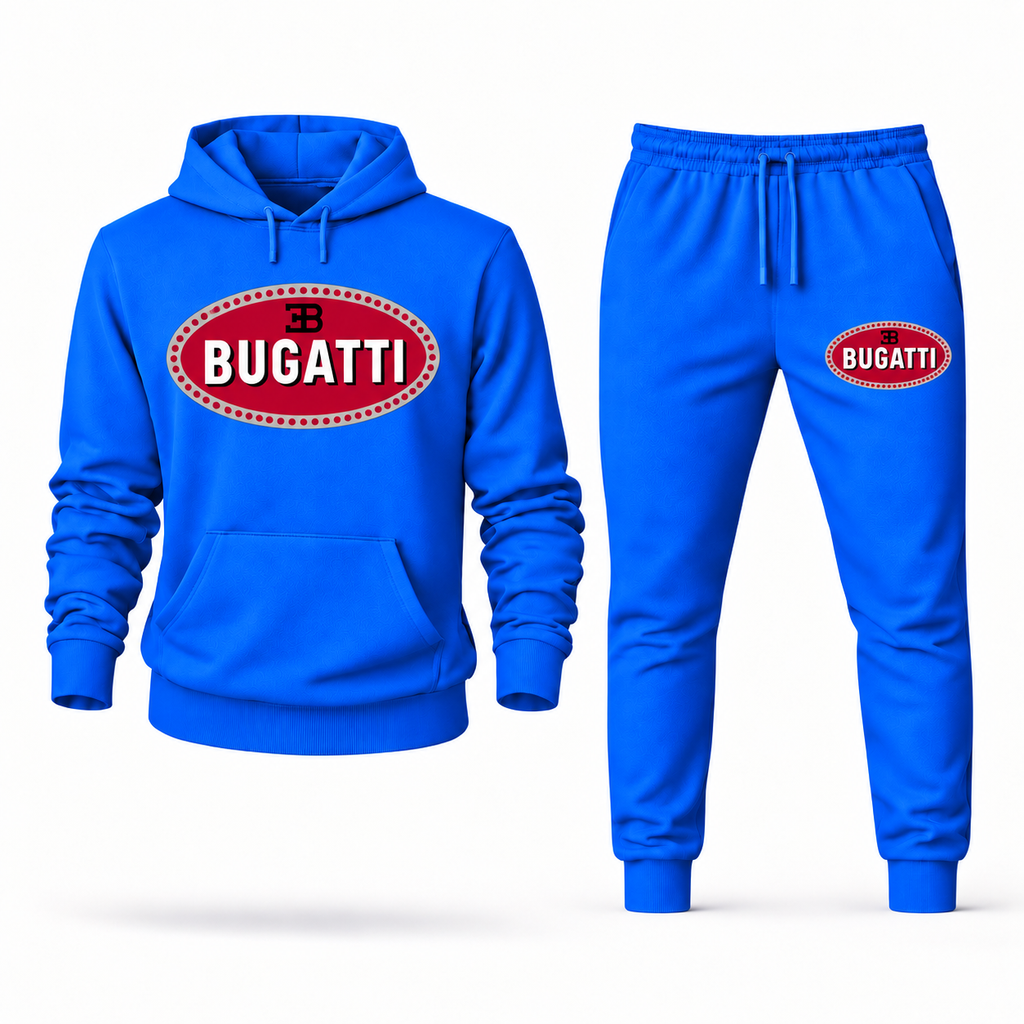 Bugatti Azure hoodie joggers set front