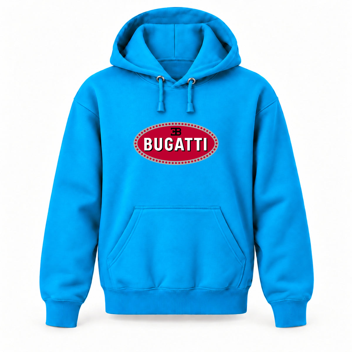 Bugatti - Youth Large Hoodie (Ages 10–12) | Color: Turquoise