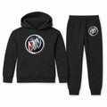 Buick youth hoodie jogger set, Black, Youth Large ages 10–12