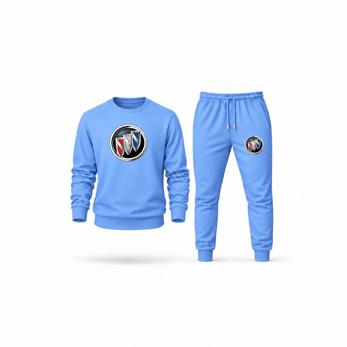 Men's Buick Sweatshirt Joggers Set | Color: Carolina Blue | Main