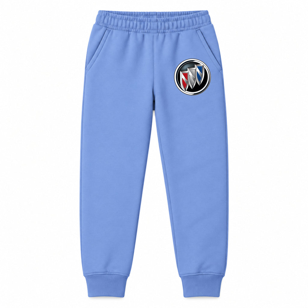 Buick youth jogger sweatpants in Carolina Blue, Youth Large ages 10–12