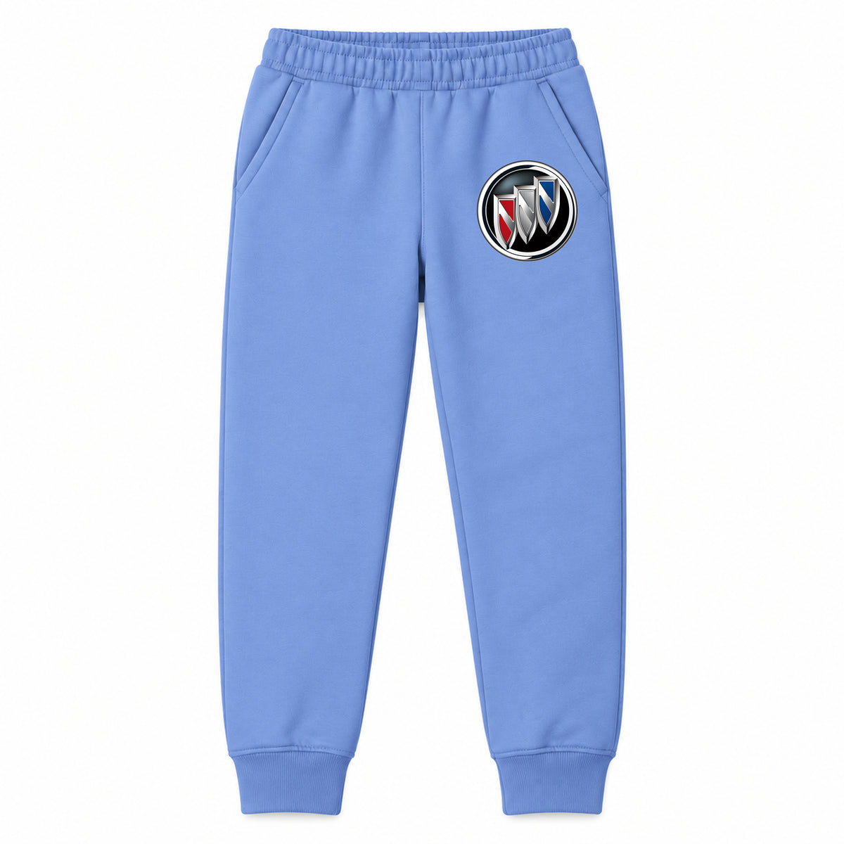 Buick youth jogger sweatpants in Carolina Blue, Youth Large ages 10–12