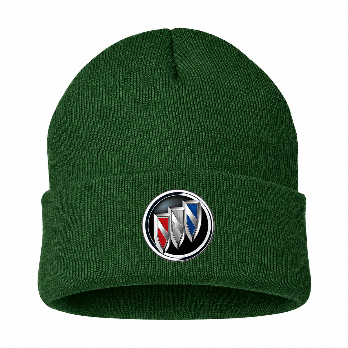 Buick Forest Green beanie front main