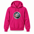 Buick - Youth Large Hoodie (Ages 10–12) | Color: Hot Pink