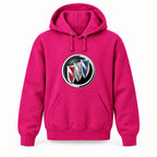 Buick - Youth Large Hoodie (Ages 10–12) | Color: Hot Pink
