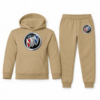 Buick youth hoodie jogger set, Khaki, Youth Large ages 10–12