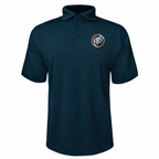 Buick polyester polo — Navy — source logo on left chest