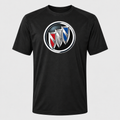 Buick polyester T-shirt — Black — original logo
