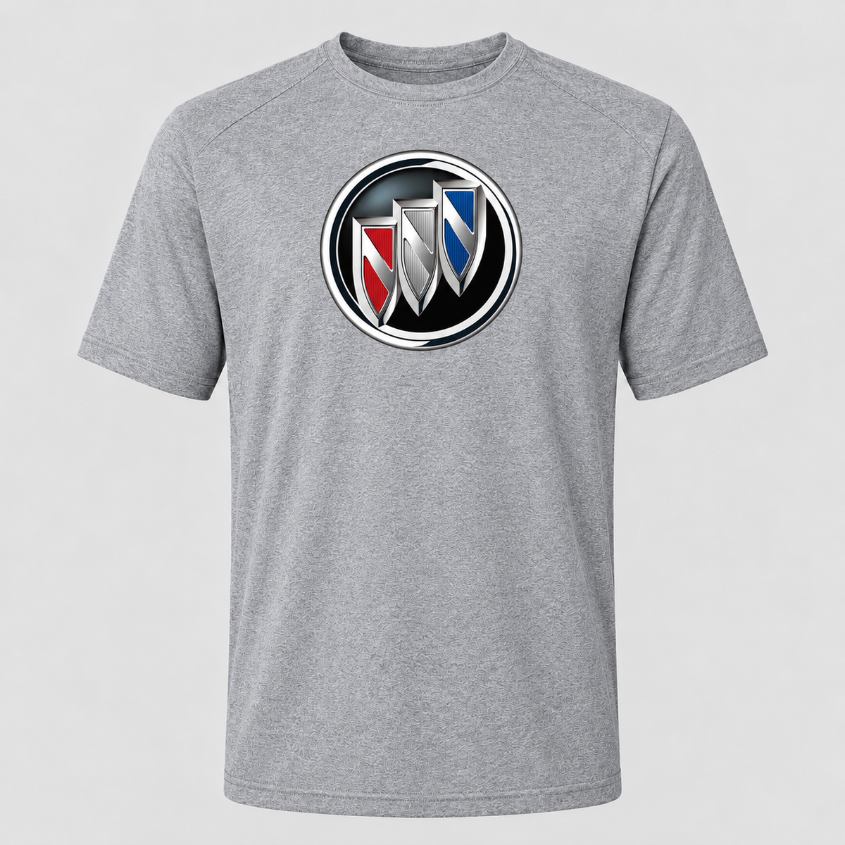 Buick polyester T-shirt — Grey — original logo