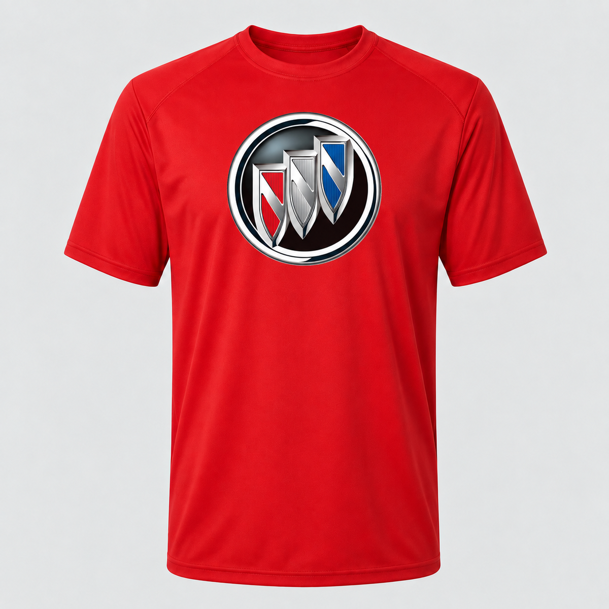 Buick polyester T-shirt — Red — original logo