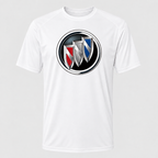 Buick polyester T-shirt — White — original logo