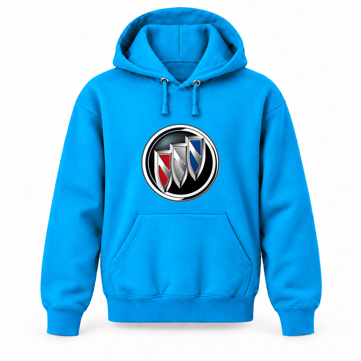 Buick - Youth Large Hoodie (Ages 10–12) | Color: Turquoise