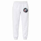 Buick youth jogger sweatpants in White, Youth Large ages 10–12