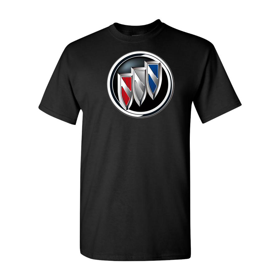 Youth Kids Buick Car Cotton T-Shirt | Color: Black | Main