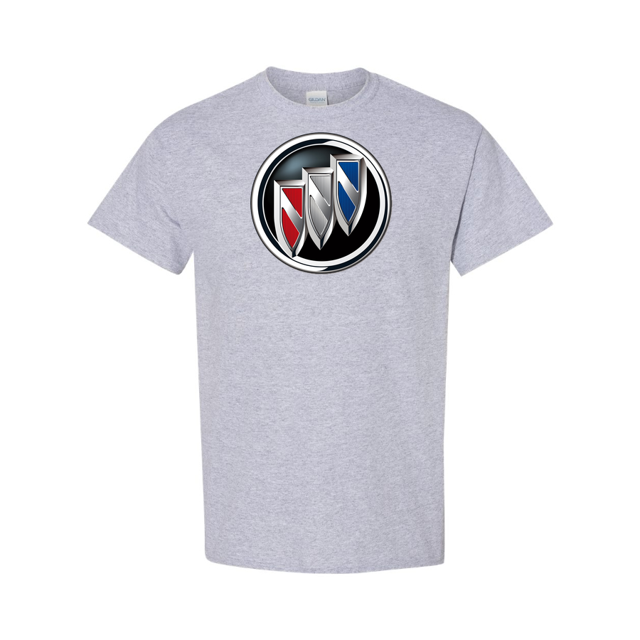 Youth Kids Buick Car Cotton T-Shirt | Color: Grey | Main