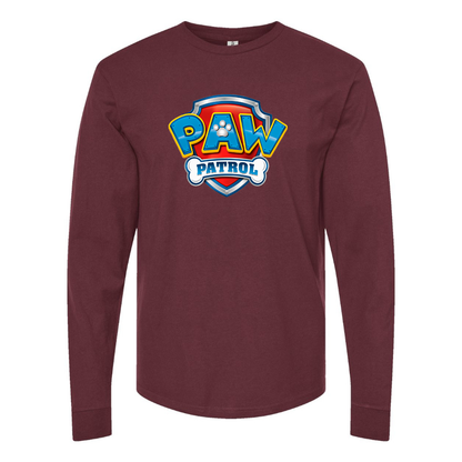 Men's Paw Patrol Cartoon Long Sleeve T-Shirt
