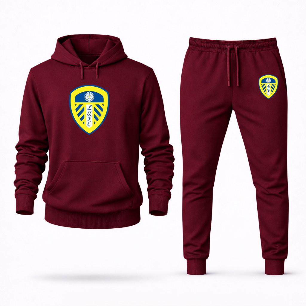 Men's Leeds United Football Club Hoodie Joggers Set