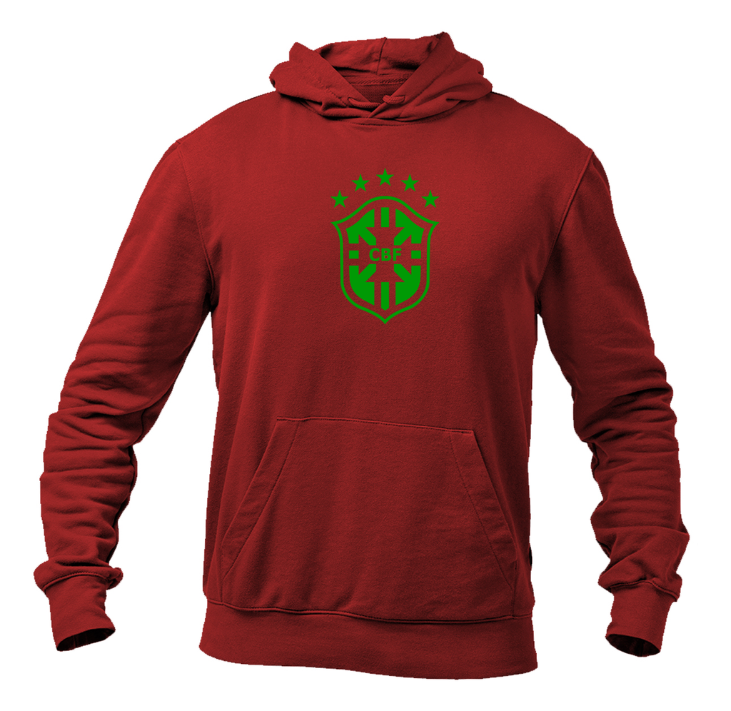 Men's Brazil Soccer Pullover Hoodie